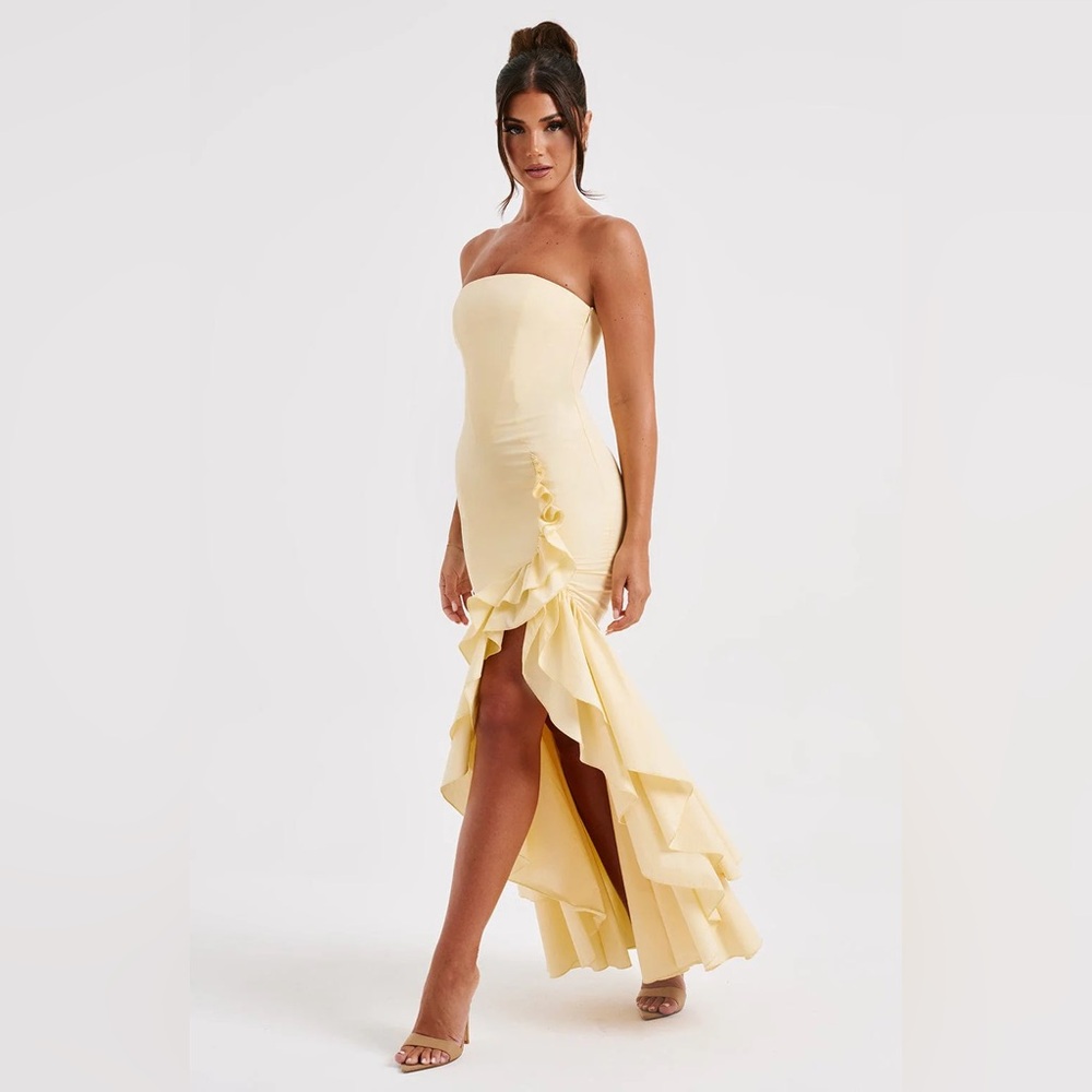 BABYBOO Angelina maxi dress - lemon - small - Picture 4 of 4